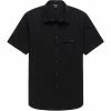 Hot Sale 🛒 Stoic Solid Texture Short Sleeve Button Down Shirt Men's ❤️