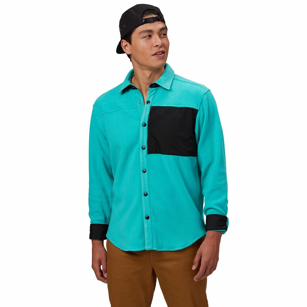 Budget 👍 Stoic Snap Front Fleece Shirt Men's ⌛ 8 Budget 👍 Stoic Snap Front Fleece Shirt Men's ⌛ - Image 8