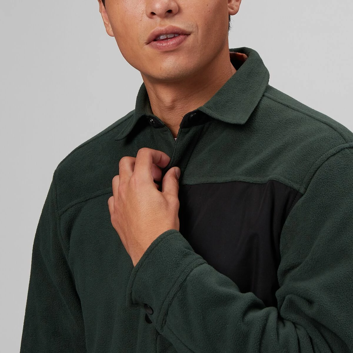 Budget 👍 Stoic Snap Front Fleece Shirt Men's ⌛ 5 Budget 👍 Stoic Snap Front Fleece Shirt Men's ⌛ - Image 5