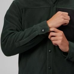 Budget 👍 Stoic Snap Front Fleece Shirt Men's ⌛ 11 Budget 👍 Stoic Snap Front Fleece Shirt Men's ⌛ -Stoic Elegant shop DARGRE D3