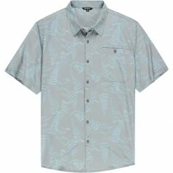 Wholesale ✔️ Stoic Fern Print Performance Woven Button Down Shirt Men's 🔔