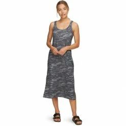 Best deal 🛒 Stoic Sleeveless Camo Midi👗 Dress Women's ⌛ -Stoic Elegant shop GRA 17