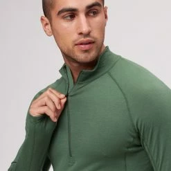 Budget 🛒 Stoic Merino Blend 1/4 Zip Baselayer Top Men's 🔥 -Stoic Elegant shop GREPAS D11