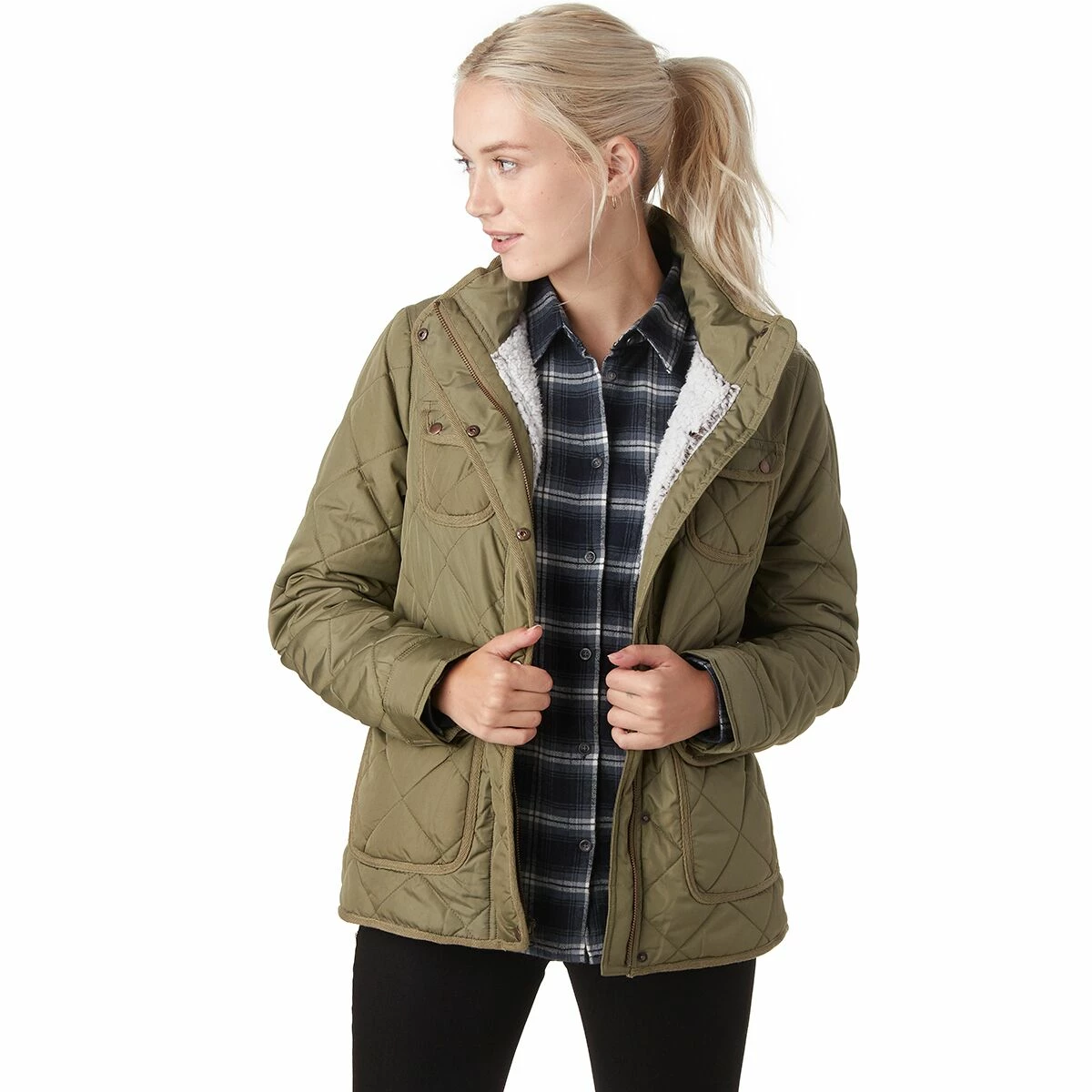 Deals 🧨 Stoic Quilted Full Zip Jacket Women's ⭐ 6 Deals 🧨 Stoic Quilted Full Zip Jacket Women's ⭐ - Image 6