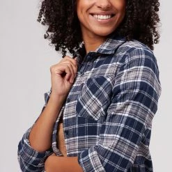 Promo ✨ Stoic Super Soft Pocket Flannel Shirt Women's 🔔 -Stoic Elegant shop NAVPLA D2