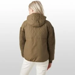 Best reviews of 🧨 Stoic Quilted Sherpa Sleeve Anorak Jacket Women's ⭐ -Stoic Elegant shop OLI D1 1