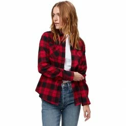 Promo ✨ Stoic Super Soft Pocket Flannel Shirt Women's 🔔 -Stoic Elegant shop REDSHAPLA 1