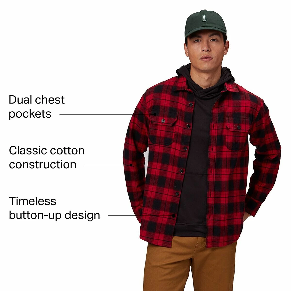 Best deal โจ Stoic Button Up Flannel Shirt Men's ๐ฅ 2 Best deal โจ Stoic Button Up Flannel Shirt Men's ๐ฅ - Image 2