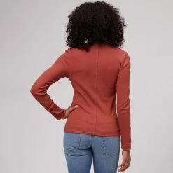 New 🤩 Stoic Core Rib Long Sleeve Top Women's ❤️ 11 New 🤩 Stoic Core Rib Long Sleeve Top Women's ❤️ -Stoic Elegant shop RED D1