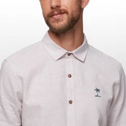 Best deal 🎁 Stoic Crosshatch Linen Short Sleeve Button Down Shirt Men's ⌛ -Stoic Elegant shop SAN D6