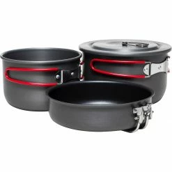 Budget 🎉 Stoic Hard Anodized Camping Cook Set ❤️