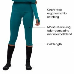 Flash Sale ⌛ Stoic Merino Blend Calf Length Baselayer Bottom Women's 👍 -Stoic Elegant shop STO D6 1
