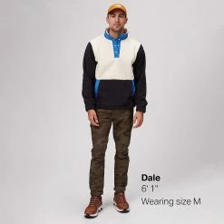 Coupon ⭐ Stoic Sherpa 1/4 Snap Jacket Men's ✔️ -Stoic Elegant shop STRLIMSHO D5