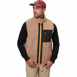 Cheapest 😍 Stoic Reversible Mixed Media Sherpa Vest Men's 🎉