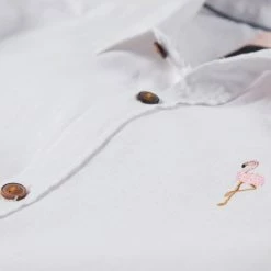 Best deal 🎁 Stoic Crosshatch Linen Short Sleeve Button Down Shirt Men's ⌛ -Stoic Elegant shop WHI D1