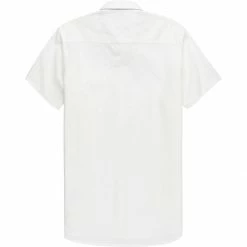 Hot Sale 🛒 Stoic Solid Texture Short Sleeve Button Down Shirt Men's ❤️ -Stoic Elegant shop WHI D1 3